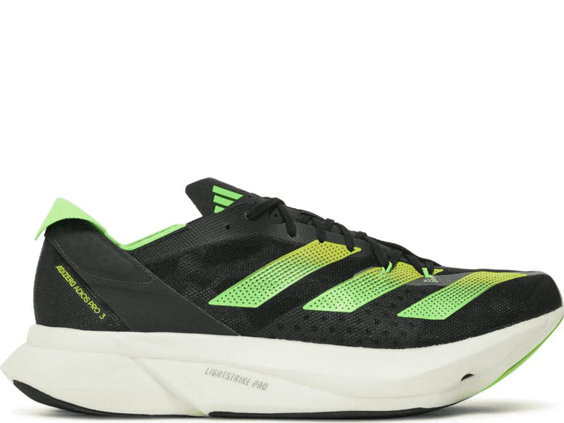 Tênis adidas Adizero Adios Pro 3 'Core Black Solar Green' GX6251
